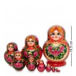 Матрешка Алые узоры Матрешка Алые узоры