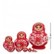 Матрешка Красные георгины Матрешка Красные георгины