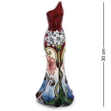 Фарфоровая ваза Цветочный сарафан