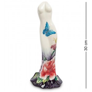 Фарфоровая ваза Цветущее платье