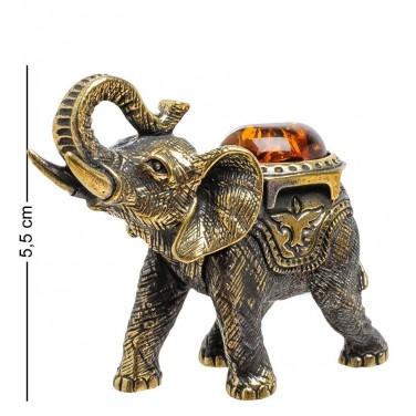 Фигурка Лаосский слон (янтарь)