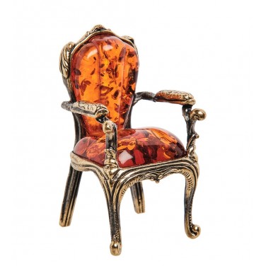 Фигурка Викторианское кресло (янтарь)