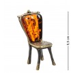 Фигурка Резной стульчик (янтарь)