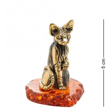 Фигурка Египетская кошка (янтарь)
