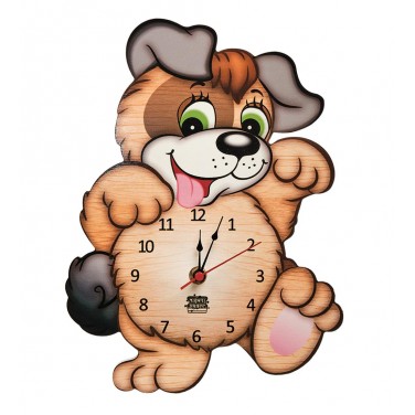 Часы настенные Веселый щенок