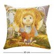 Подушка гобеленовая Ангел домашнего уюта