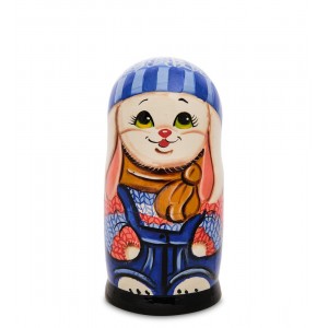 Матрешка Веселый зайка