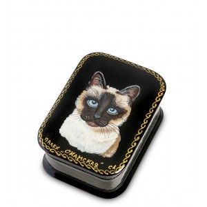 Шкатулка Сиамская кошечка (ручная работа)
