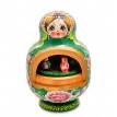 Музыкальная матрешка Цветочный мотив