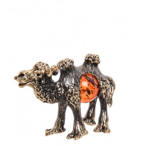 Фигурка Веселый верблюжонок (янтарь)
