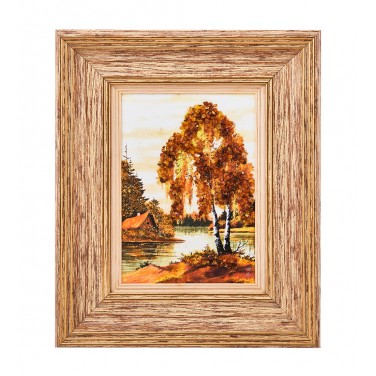 Картина Березы (янтарная крошка)