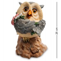 Копилка Сова с букетом