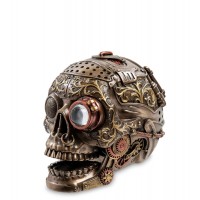 Статуэтка Пиратский череп-стимпанк