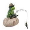 Фигурка Лягушка на рыбалке - Фото № 2
