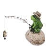 Фигурка Лягушка на рыбалке - Фото № 3