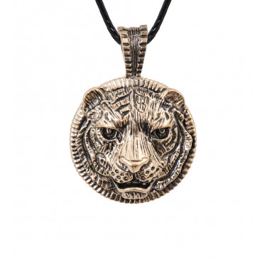 Подвеска Тигрица (янтарь)