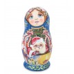 Матрешка - неваляшка Дед Мороз в окошке