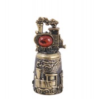 Фигурка с наперстком Паровозик (янтарь)