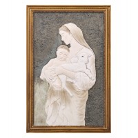 Панно Святая Дева Мария с младенцем