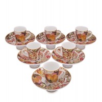 Кофейный набор Райский сад (на 6 персон)