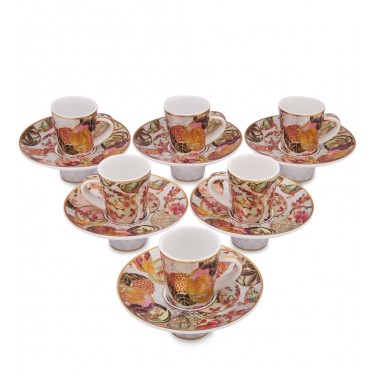 Кофейный набор Райский сад (на 6 персон)