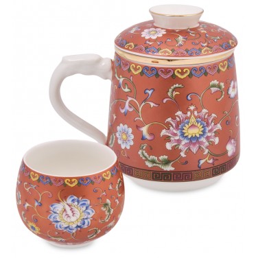 Чайный набор Шелковые цветы