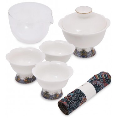 Чайный набор Белый лотос