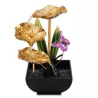 Декоративный фонтан Бабочка на лилиях