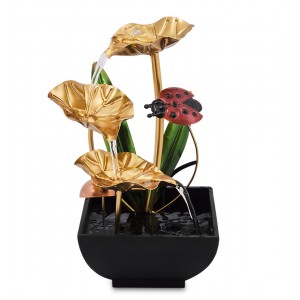 Декоративный фонтан Золотые листья