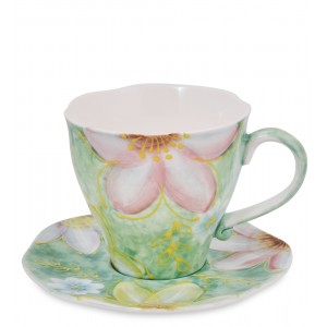 Чайная пара Розовый бутон