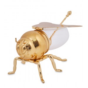 Соусник с ложечкой Золотая пчелка