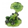 Фигурка Лягушка под листочком