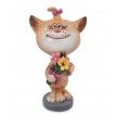 Фигурка Кошечка с букетом