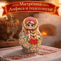Матрешка Анфиса и подсолнухи