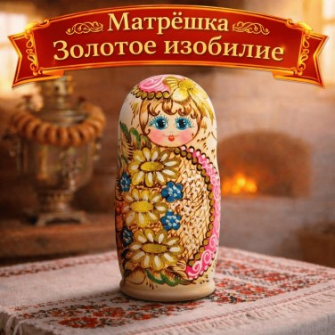 Матрешка Золотое изобилие Матрешка Золотое изобилие