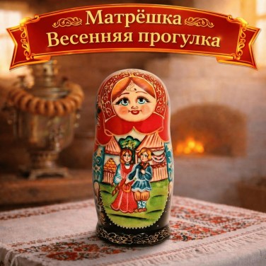 Матрешка Весенняя прогулка