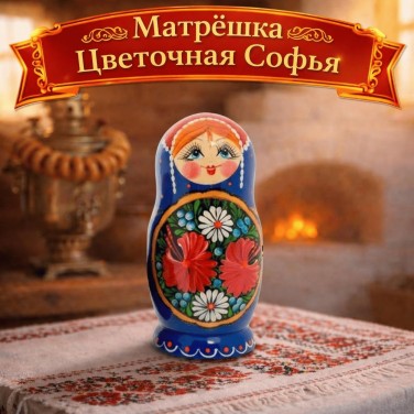 Матрешка Цветочная Софья