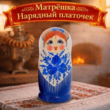 Матрешка Нарядный платочек
