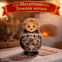 Матрешка Темная ночка
