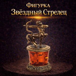 Фигурка Звёздный Стрелец (янтарь)