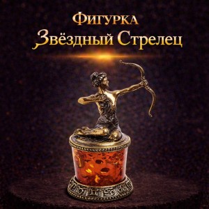 Фигурка Звёздный Стрелец (янтарь)