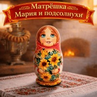 Матрешка Мария и подсолнухи