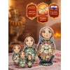 Матрешка Мария с корзиной цветов - Фото № 2