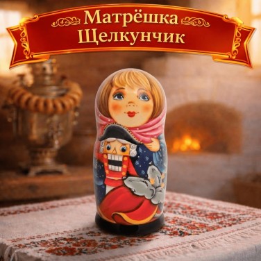 Матрешка Щелкунчик