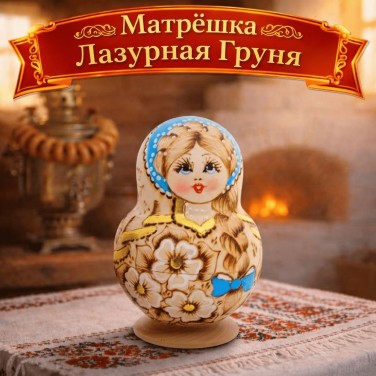Матрешка Лазурная Груня