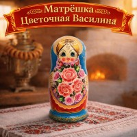 Матрешка Цветочная Василина