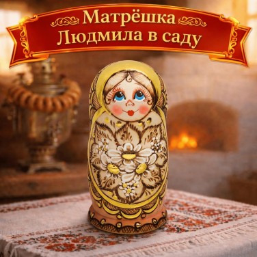 Матрешка Людмила в саду