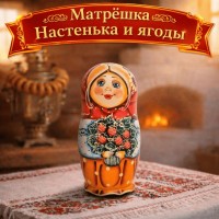 Матрешка Настенька и ягоды