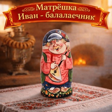 Матрешка Иван - балалаечник