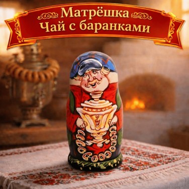 Матрешка Чай с баранками